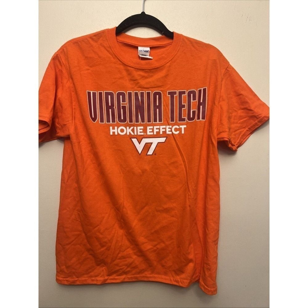 Virginia Tech Hokies‎ youth T-shirt large orange NWT